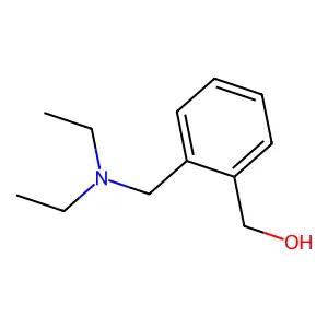 {2-[(Diethylamino)methyl]phenyl}methanol structure