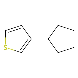 3-Cyclopentylthiophene structure