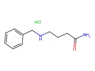 4-((Benzyl)amino)butyramide monohydrochloride structure