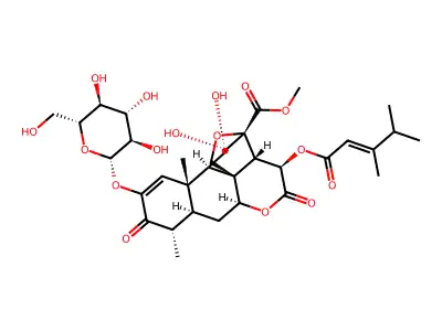 Bruceantinoside A structure