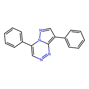 4,8-Diphenylpyrazolo[5,1-c][1,2,4]triazine structure