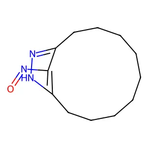 14-Nitroso-12,13-diazabicyclo(9.2.1)tetradeca-1(14),11-diene structure