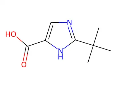 2-tert-butyl-1H-imidazole-4-carboxylic acid structure