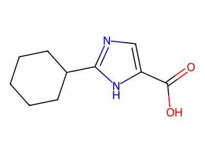2-cyclohexyl-1H-imidazole-4-carboxylic acid structure