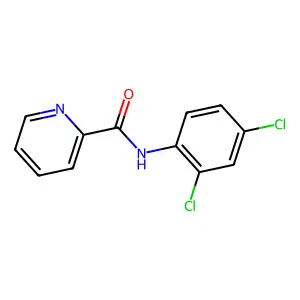 N-(2,4-dichlorophenyl)pyridine-2-carboxamide structure