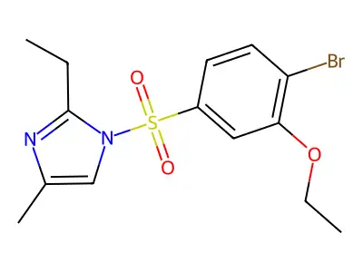 1-(4-Bromo-3-ethoxyphenyl)sulfonyl-2-ethyl-4-methylimidazole structure