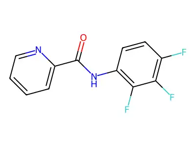 N-(2,3,4-trifluorophenyl)pyridine-2-carboxamide structure
