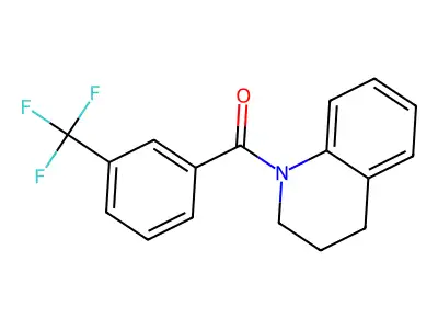 1-[3-(Trifluoromethyl)benzoyl]-1,2,3,4-tetrahydroquinoline structure