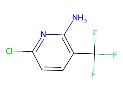 2-Amino-3-(trifluoromethyl)pyridine structure