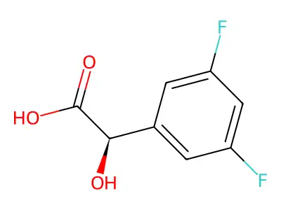 3,5-Difluoromandelic acid structure