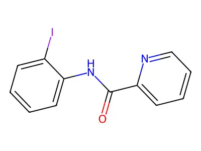 N-(2-iodophenyl)pyridine-2-carboxamide structure