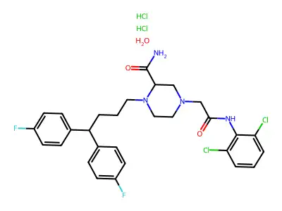 Mioflazine hydrochloride structure
