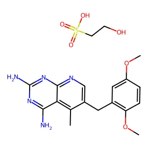 Piritrexim Isethionate structure