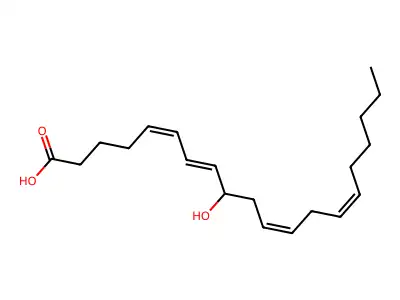 9-羟基二十碳-5,7,11,14-四烯酸 structure