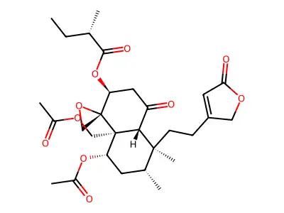 Ajugareptansone A structure