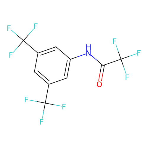 N-[3,5-bis(trifluoromethyl)phenyl]-2,2,2-trifluoroacetamide structure