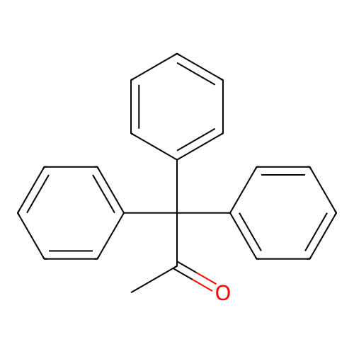 1,1,1-Triphenylacetone structure