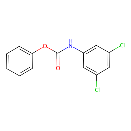 Phenyl N-(3,5-dichlorophenyl)carbamate structure
