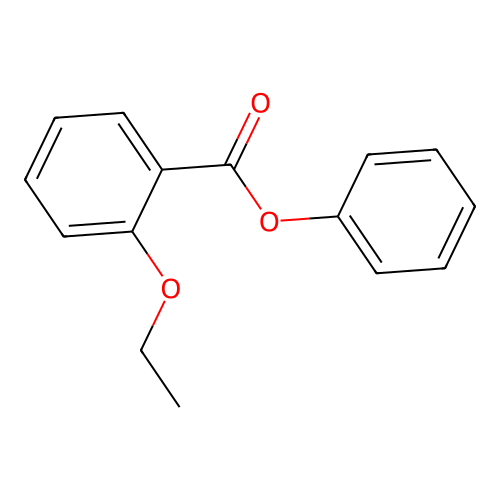 Phenyl 2-ethoxybenzoate structure