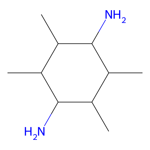 2,3,5,6-Tetramethylcyclohexane-1,4-diamine structure