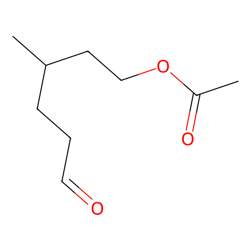 6-Oxo-3-methylhexyl acetate structure