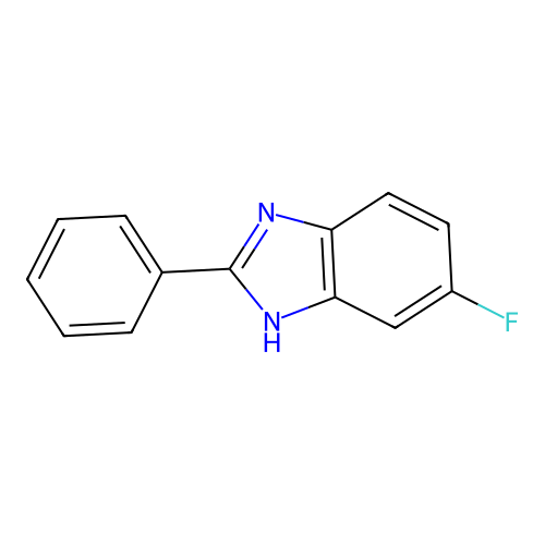 2-Phenyl-5-fluoro-1H-benzimidazole structure