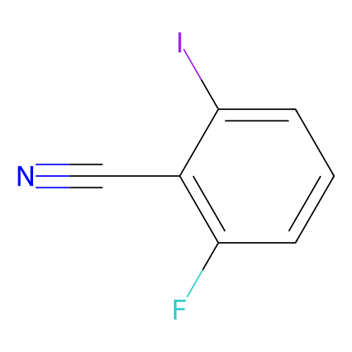 2-Fluoro-6-iodobenzonitrile structure