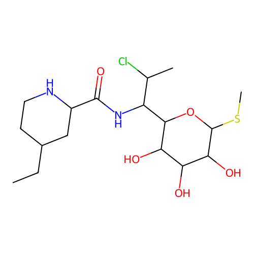Pirlimycin structure