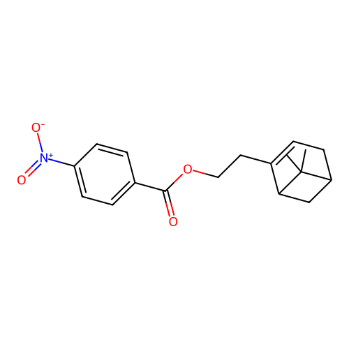 2-(7,7-Dimethylbicyclo(3.1.1)hept-2-EN-2-YL)ethyl 4-nitrobenzoate structure