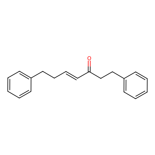 1,7-Diphenylhept-4-en-3-one structure
