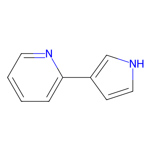 2-(1H-pyrrol-3-yl)pyridine structure