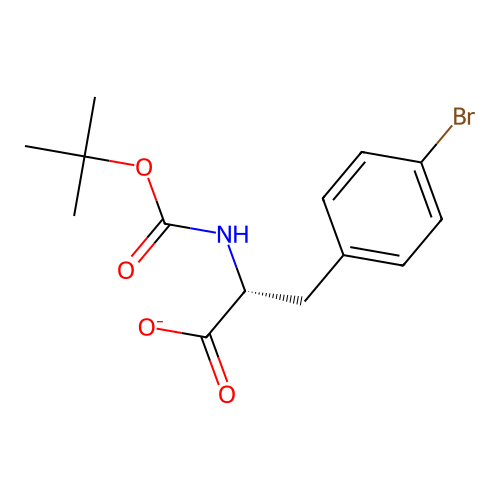 (R)-N-Boc-4-bromophenylalanine structure