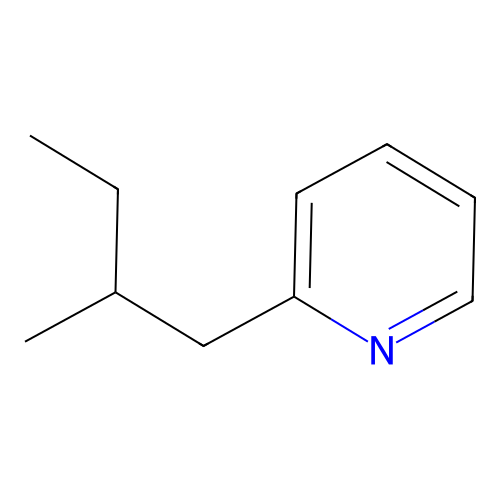2-(2-Methylbutyl)pyridine structure