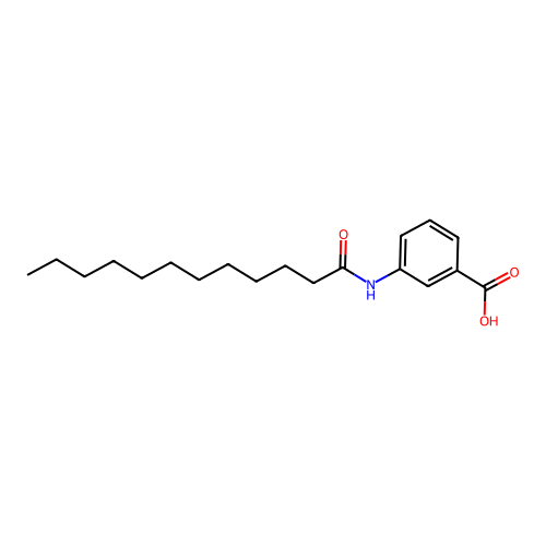 3-Dodecanoylamino-benzoic acid structure