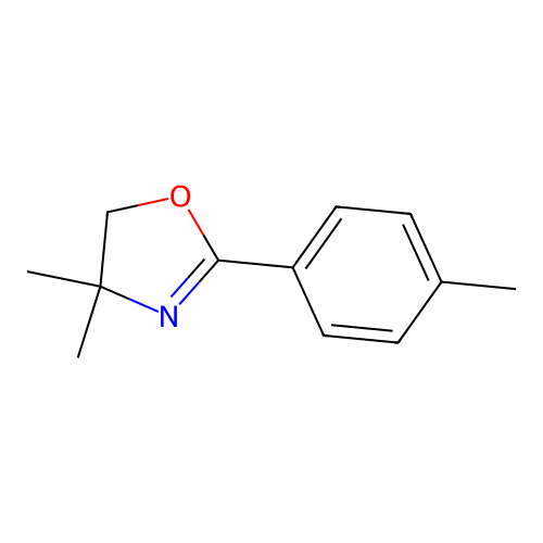 4,4-dimethyl-2-(4-methylphenyl)-5H-1,3-oxazole structure