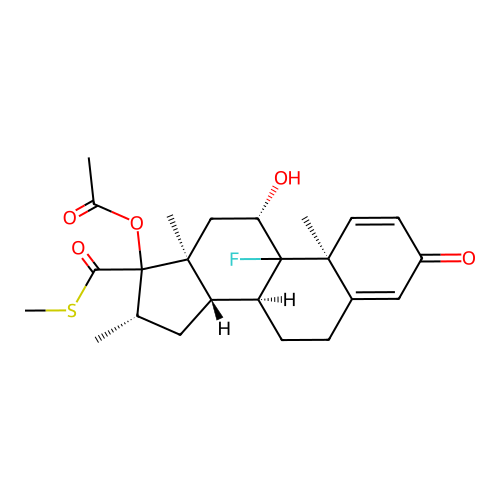 TIMOBESONE ACETATE structure