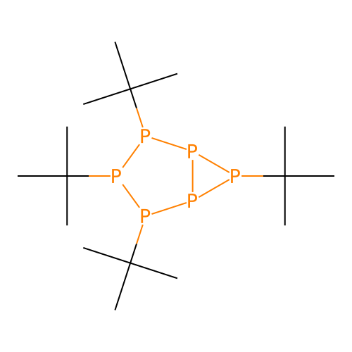 Hexaphosphabicyclo(3.1.0)hexane, tetrakis(1,1-dimethylethyl)- structure