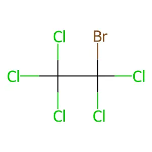 Bromopentachloroethane structure