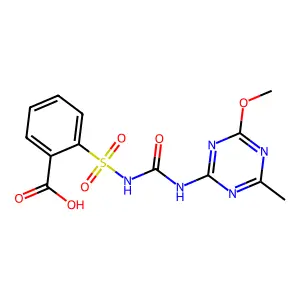 Metsulfuron structure