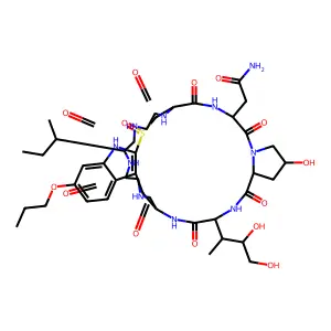 alpha-Amanitin, 4-(2-mercapto-6-propoxy-L-tryptophan)- structure