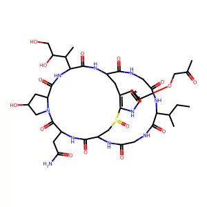 alpha-Amanitin, 4-(2-mercapto-6-(2-oxopropoxy)-L-tryptophan)- structure