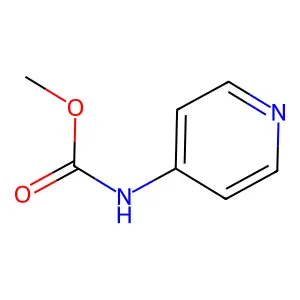 Carbamic acid, 4-pyridinyl-, methyl ester structure