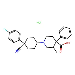 Levocabastine hydrochloride structure