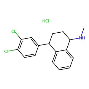盐酸舍曲林 structure