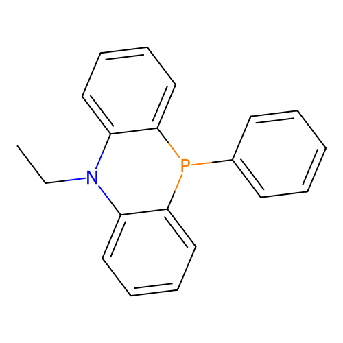 5-Ethyl-10-phenylphenophosphazinine structure