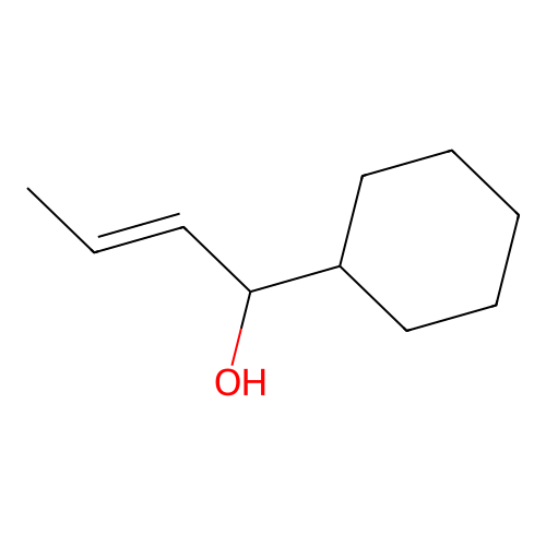 1-Cyclohexyl-2-buten-1-ol (c,t) structure