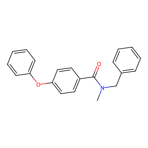 N-benzyl-N-methyl-4-phenoxybenzamide structure