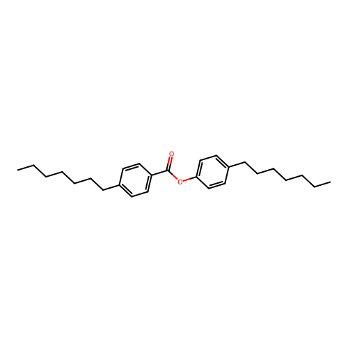 4-Heptylphenyl 4-heptylbenzoate structure