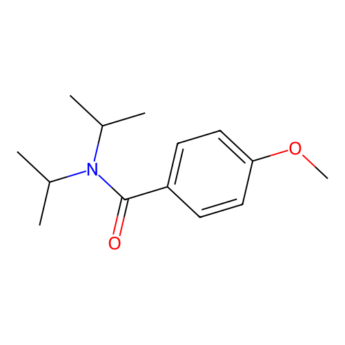 N,N-Diisopropyl-4-methoxybenzamide structure