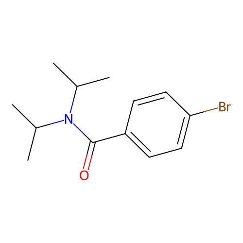 4-Bromo-N,N-diisopropylbenzamide structure